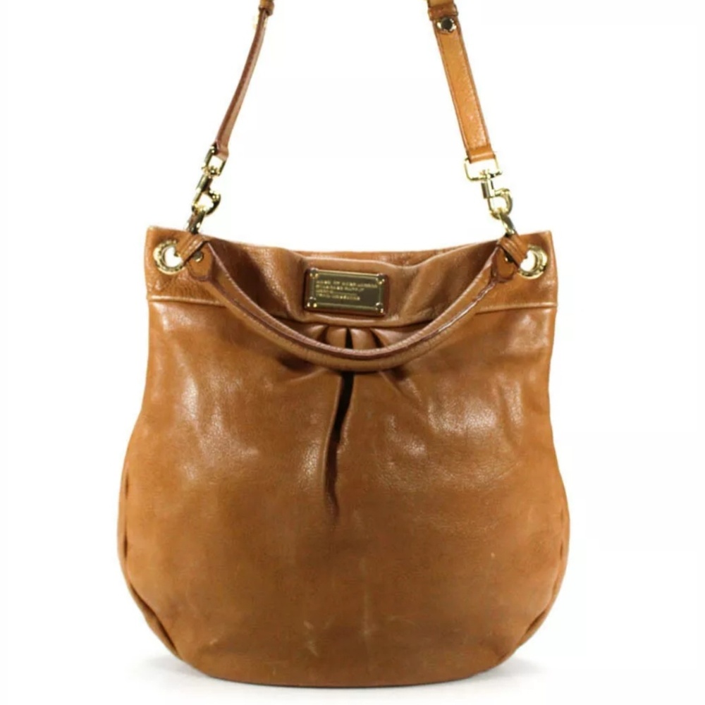 Marc by Marc Jacobs Brown Leather Hobo Handbag